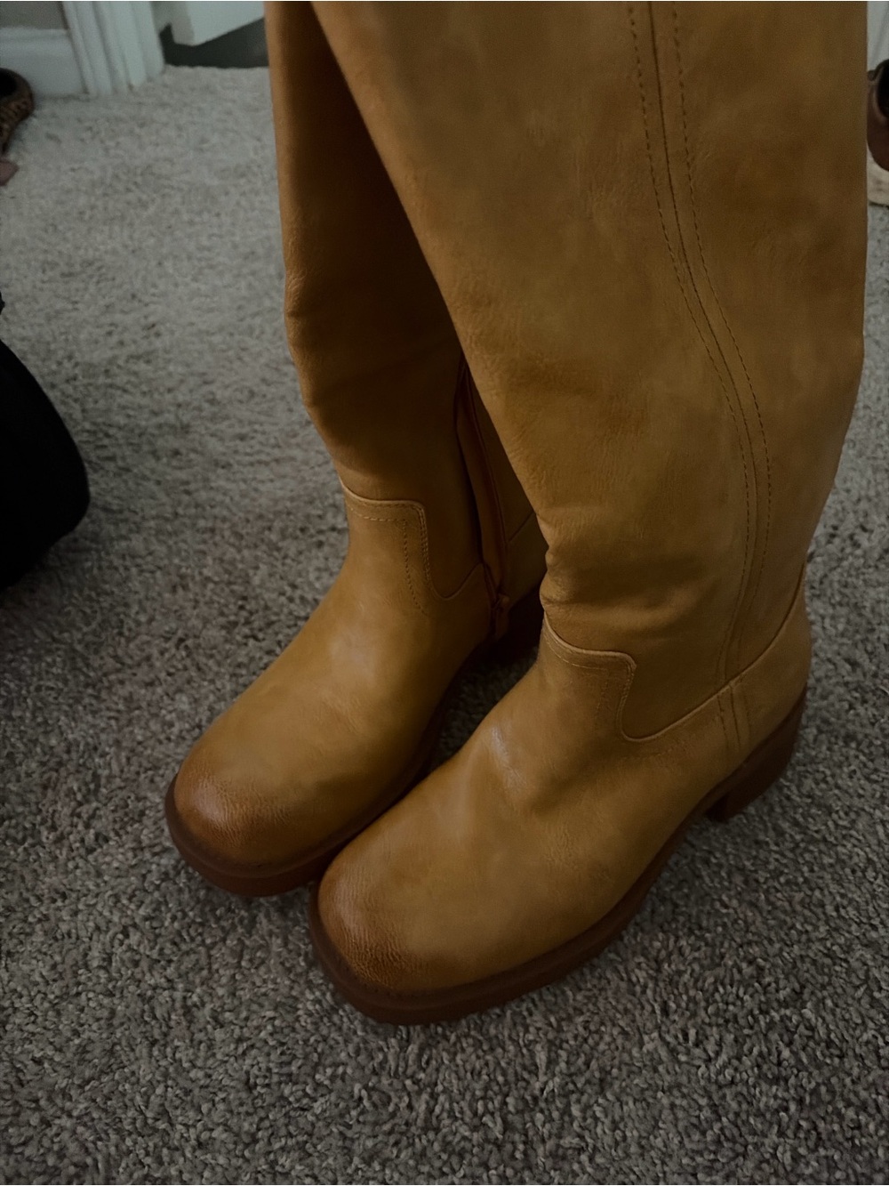 Dream Pairs Over-the-Knee Boots in Tan